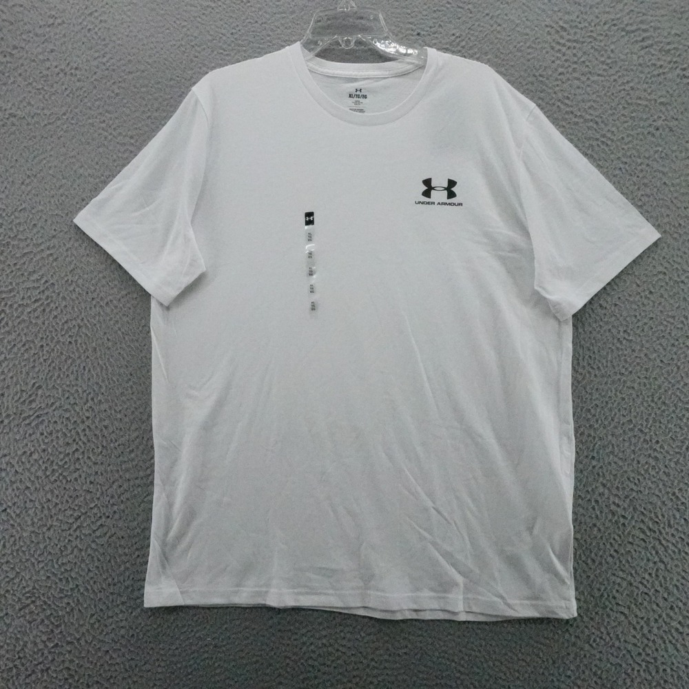 Under Armour Mens Sportstyle White Loose Fit Training T Shirt XL NEW